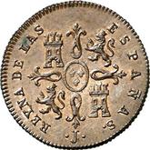 Reverse 1 Maravedí 1843 J