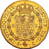 Reverse 8 Escudos 1790 S C