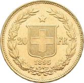 Reverse 20 Francs 1895 B
