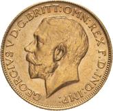 Obverse Sovereign 1927 P