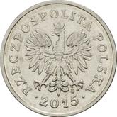 Obverse 1 Zloty 2015 MW