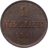 Reverse 1 Heller 1841
