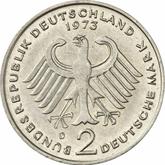 Reverse 2 Mark 1973 D Konrad Adenauer