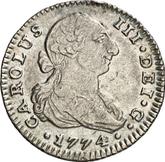 Obverse 1 Real 1774 S CF