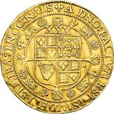 Reverse Rose Ryal no date (1619-1625) Third coinage