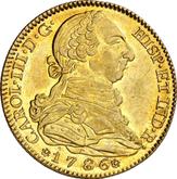 Obverse 4 Escudos 1786 M DV