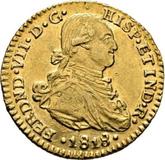 Obverse 1 Escudo 1818 NR JF
