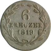 Reverse 6 Kreuzer 1819