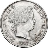 Obverse 2 Escudos 1867