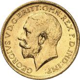 Obverse Sovereign 1911 S