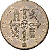 Reverse 8 Maravedís 1822