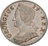 Obverse Halfpenny 1743 Old Head