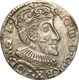 Obverse 3 Groszy (Trojak) 1592 IF Olkusz Mint