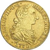 Obverse 8 Escudos 1770 Mo MF