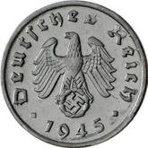 Reverse 1 Reichspfennig 1945 E