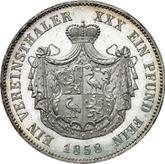 Reverse Thaler 1858 A