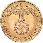 Reverse 5 Reichspfennig 1937 A