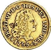 Obverse 1 Escudo 1755 So J