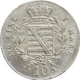 Reverse 10 Kreuzer 1835