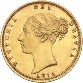 Obverse Half Sovereign 1876
