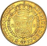 Reverse 2 Escudos 1813 M IJ