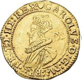 Obverse Double crown no date (1625-1642) Second bust