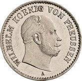 Obverse 1/6 Thaler 1865 A