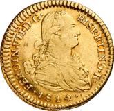 Obverse 2 Escudos 1814 So FJ