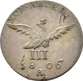 Reverse 3 Kreuzer 1806 A Silesia