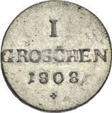Reverse Groschen 1808
