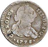 Obverse 1 Real 1778 S CF