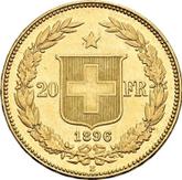 Reverse 20 Francs 1896 B