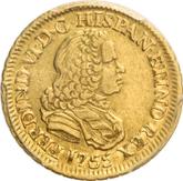 Obverse 1 Escudo 1755 LM JM