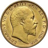 Obverse Half Sovereign 1909 M