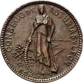 Obverse 2 Pesetas 1937 Asturias and Leon