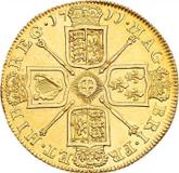 Reverse Two guinea 1711 Post Union