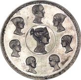 Reverse 1-1/2 Roubles - 10 Zlotych 1836 Family
