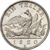 Reverse Thaler 1820 A