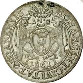 Reverse Ort (18 Groszy) 1661 DL Danzig