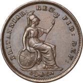Reverse Third Farthing 1844