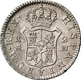 Reverse 2 Reales 1776 M PJ