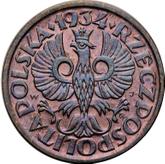 Obverse 1 Grosz 1934 WJ