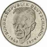 Obverse 2 Mark 1988 J Kurt Schumacher
