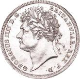 Obverse Threepence 1826 Maundy