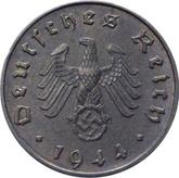 Reverse 10 Reichspfennig 1944 A