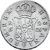 Reverse 2 Reales 1807 S CN