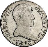 Obverse 2 Reales 1813 M GJ