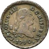 Obverse 1 Maravedí 1790