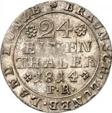 Reverse 1/24 Thaler 1814 FR