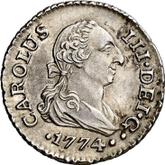 Obverse 1/2 Real 1774 S CF